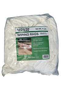 4 lb Premium White Washed Knit Cleaning Rags – Ultra‑Absorbent & Reusable