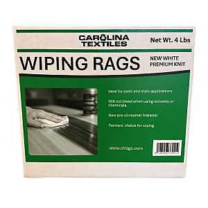 White Washed Knit Cleaning Rags – 4 lb Box