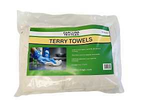 All Rags 35‑Pack White Terry Bar Towels – 16×19 in, Heavy‑Weight Cotton for Restaurants & Bars