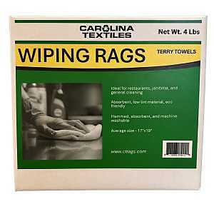 Premium White Terry Bar Mop Towel – 16×19 in, Ultra‑Absorbent, 30/32 oz
