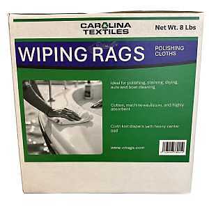All Rags N650-8LB-BOX Knitted Cloth Diaper, 15 in L, 21 in W, Cotton, White