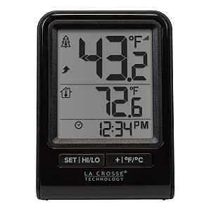 Black Digital Wireless Thermometer – Instant‑Read Bluetooth Temperature Probe
