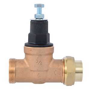 SharkBite EB45 Series PVA16P-SUTH-60 Pressure Regulating Valve, 3/4 in Connection, MNPT x FNPT, 10 to 70 psi Regulating