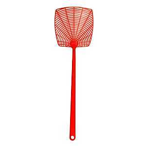 PIC 274 Fly Swatter, 5 in L Mesh, 3-1/2 in W Mesh, Plastic Mesh
