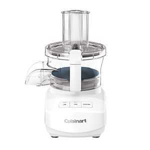 Cuisinart FP-9CF Continuous Feed Food Processor, 9 Cup Bowl, 350 W, Button Control, White