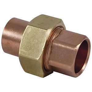 Nibco 633-W Series W02065D Pipe Union, 3/4 in, C x C, Copper, 582 psi Pressure