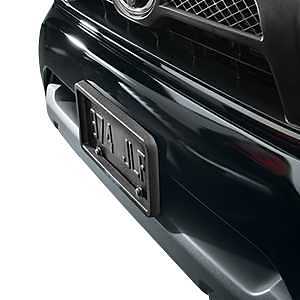 WeatherTech BumpFrame 8ALPBF1 License Plate Frame, Polycarbonate, Black