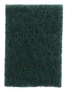 Scotch-Brite 96 Scouring Pad, 9 in L, 6 in W, Green