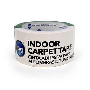 IPG 9971 Double-Sided Carpet Tape, 10 yd L, 1-7/8 in W, Vinyl Backing