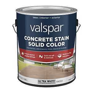 Valspar 024.1082322.007 Solid Concrete Stain, Low Gloss, Liquid