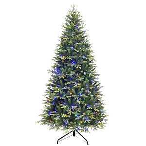 Hometown Holidays 357-6379T75LDF5K5 Grand Fir Tree, 7-1/2 ft H