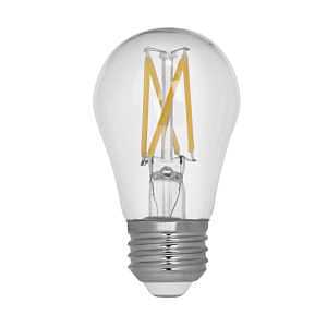 Feit Electric BPA1575950CAFIL/2/RP Filament LED Bulb, A15 Lamp, 75 W Equivalent, E26 Medium Lamp Base, Dimmable, Clear