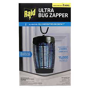 RAID Ultra Bug Zapper with Octenol Attractant – Powerful Indoor Insect Killer