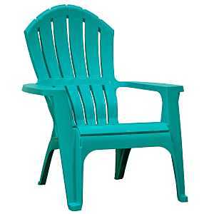 Adams RealComfort 8371-94-3902 Adirondack Chair, 30 in W, 32-1/2 in D, 37-1/2 in H, Polypropylene Seat