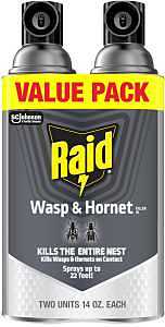 Raid 76588 Wasp and Hornet Killer, Aerosol, Outdoor, 17.5 oz Can