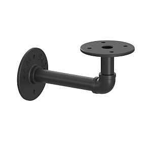 Knape & Vogt Birmingham, 201 Series RP-201BREL-8BK Elbow Style Premium Decorative Shelf Bracket, 50 lb, 8 in L, 4.3 in H