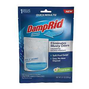 DampRid FG20FS Moisture Absorber, 8.1 oz Bag, Solid