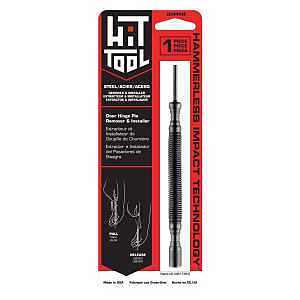 Hit Tool DHPPHF Dual‑Action Door Hinge Pin Punch – Steel, Black
