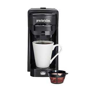 Black Compact Single‑Serve Coffee Maker – Barista‑Grade Brew