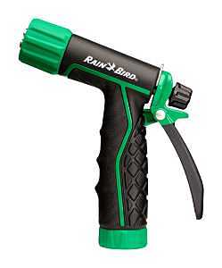 Rain Bird TRNZLADJRT Adjustable Rear Trigger Swivel Hose End Nozzle, 3/4 in, GHT, Carbon Fiber