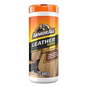 Armor All Beeswax Leather Care Wipes – 20‑Count Clean & Condition Pack