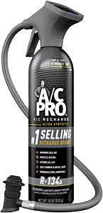 A/C Pro AC002KA18A-1US A/C Recharge Refrigerant Kit, Ultra Synthetic, For: Car A/C