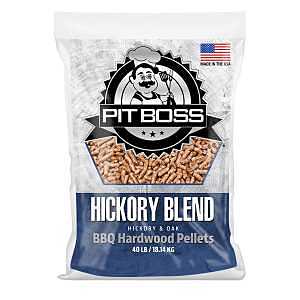 Pit Boss Hickory Blend Hardwood Pellets – 40 lb (Series 55436)
