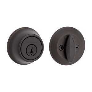 Kwikset 660 Series 660 11P SMT 6AL STR KP Deadbolt, 3 Grade, Keyed Key, Zinc, Venetian Bronze, 2-3/8, 2-3/4 in Backset