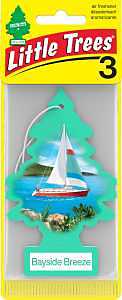 Car Air Freshener, Bayside Breeze, 3-Pk.