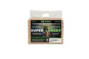 EZ-Straw Super Shady MLEZSUPERSHADY11 Combination Seed Mulch and Fertilizer, 11 lb Bag