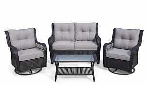 Prestige Patio 10006TM Patio Conversation Set, 4-Piece