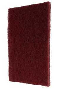 Scotch-Brite 7447 Hand Pad, 9 in L, 6 in W, Very Fine, Aluminum Oxide Abrasive