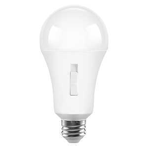 Sylvania Contractor Series 42593 LED Lamp, A21 Lamp, 200 W Equivalent, E26 Medium Lamp Base, Non-Dimmable, Frosted