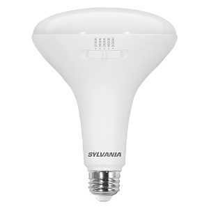 Sylvania TruWave 42108 LED Bulb, 5CCT Selectable, BR40 Lamp, 85 W Equivalent, E26 Medium Lamp Base, Dimmable, Frosted