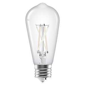 5‑CCT Select White Filament LED ST19 – 60 W Equivalent