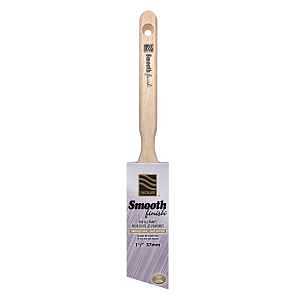Nour 4441-37N Paint Brush, 1-1/2 in W, Angular Brush, Synthetic Bristle, Sash Handle