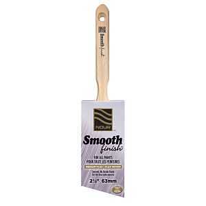 Nour 4441-63N Paint Brush, 2-1/2 in W, Angular Brush, Synthetic Bristle, Sash Handle