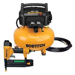 Bostitch BXCM1KIT-CA 6‑Gal Portable Air Compressor Kit – 150 psi, 120 V, Includes Brad Nailer