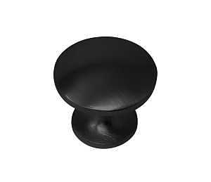 Laurey Wellington Series 12320 Cabinet Knob, 0.86 in Projection, Zinc, Matte Black