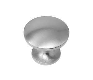 Laurey Wellington Series 12359 Cabinet Knob, 0.86 in Projection, Zinc, Satin Nickel