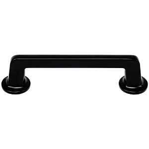 Laurey Princeton Series 13320 Cabinet Pull, 30 mm L Handle, 7.5 mm H Handle, Matte Black