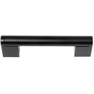 Laurey Tribeca Series 87806 Cabinet Pull, 4-3/4 in L Handle, 1.38 in Projection, Zinc, Matte Black