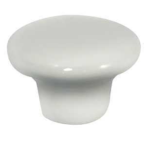 Laurey 02942 Cabinet Knob, 3/4 in Projection, Ceramic