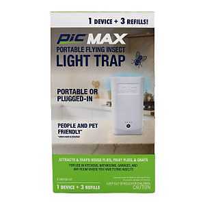 Solar-Powered Dual Insect Zapper Lantern – Portable White Trap (5.6" × 3.4")