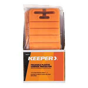 Keeper 29327 Foldable Corner Protector, 2 in Max Webbing Width, Plastic, Orange