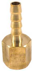 75362 1/4-inch Brass Barb Hose End With 1/4-inch Fnpt Fitting