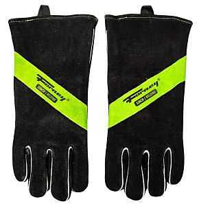 Forney Sinch Series 55112 Welding Gloves, L, Extended Gauntlet Cuff, Split Cowhide Leather Palm