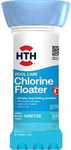 HTH 42057 Chlorine Floater, Tablet, Bleach, Chlorine, 3 lb
