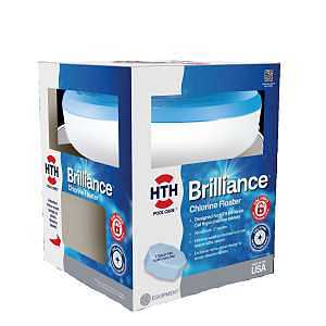 HTH Brilliance, Pool Care 91035 Chlorine Floater, 3 in Chlorine Tablet