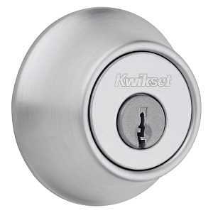 Kwikset 660 Series 660 26D 6AL STR KP K3 Deadbolt, 3 Grade, Keyed Key, Zinc, Satin Chrome, 2-3/8, 2-3/4 in Backset